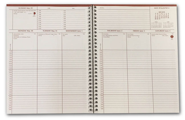 ecumenical daily appointment calendar 2020 or 2021 appointment calendars 2020